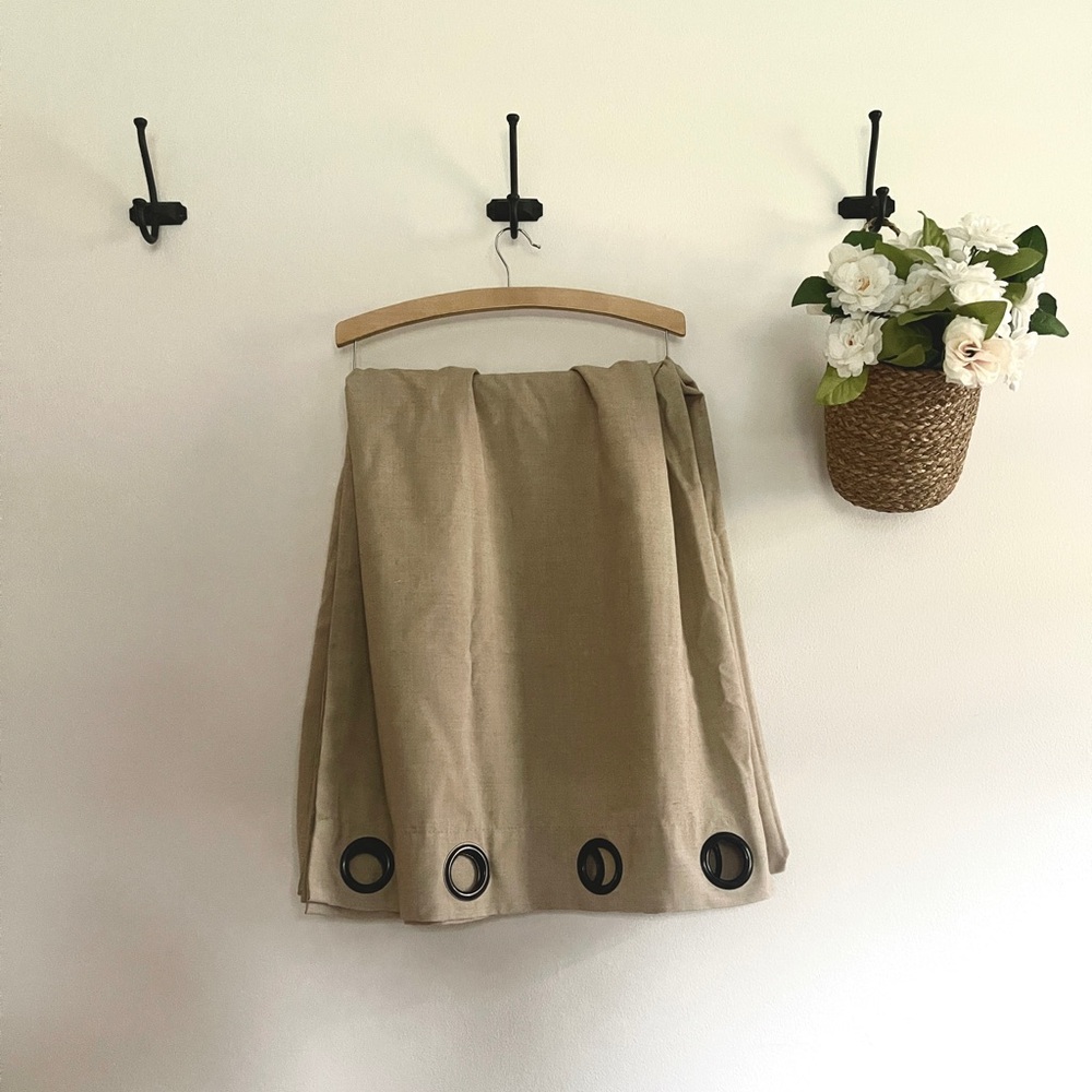 Restoration Hardware RH Drapery—Outdoor Canvas in Flax, 96”L x 48”W